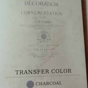Redesign with Prima Specimens Charcoal French Vintage Decor Transfer 24x36